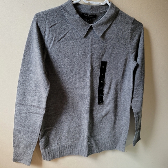 Women Banana Republic Dark Grey Shirt - Picture 4 of 6